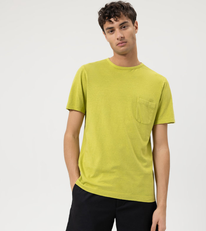 Casual , T-Shirt, modern fit, Vert