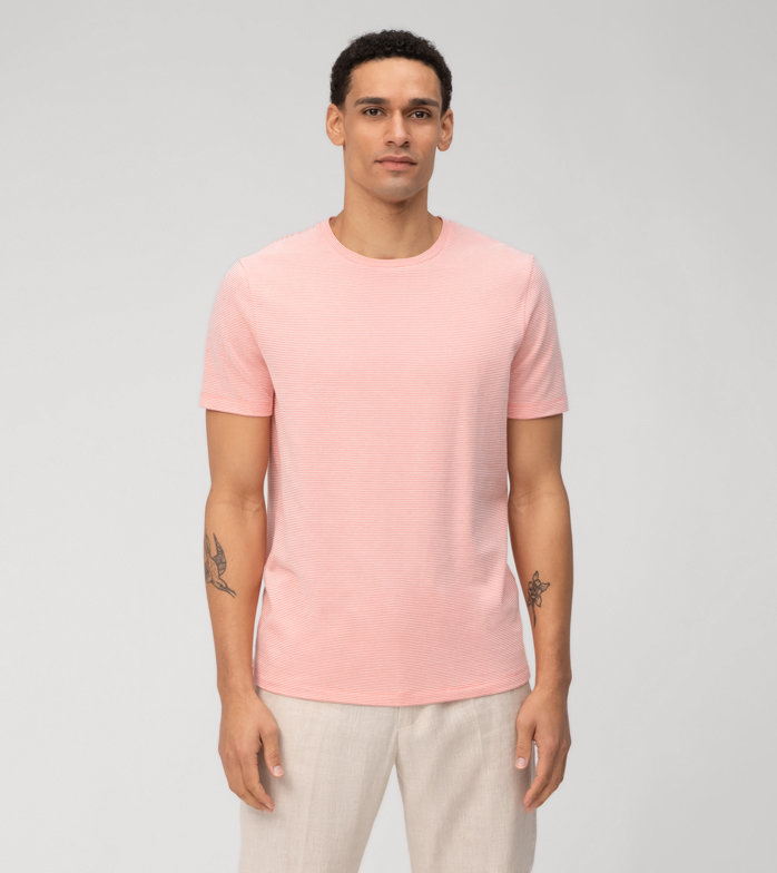Casual Jersey, T-Shirt, Coral
