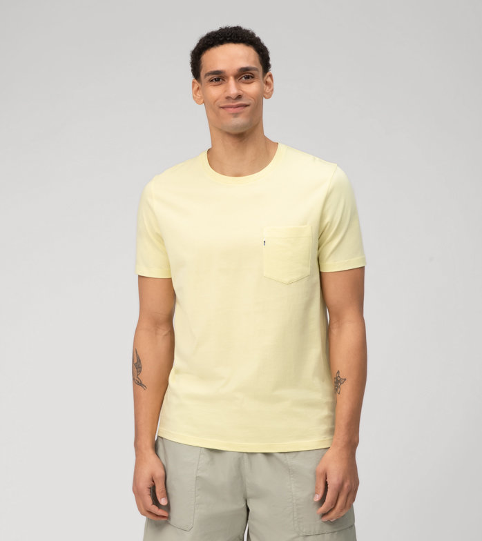 Casual Jersey, T-Shirt, Jaune Citron