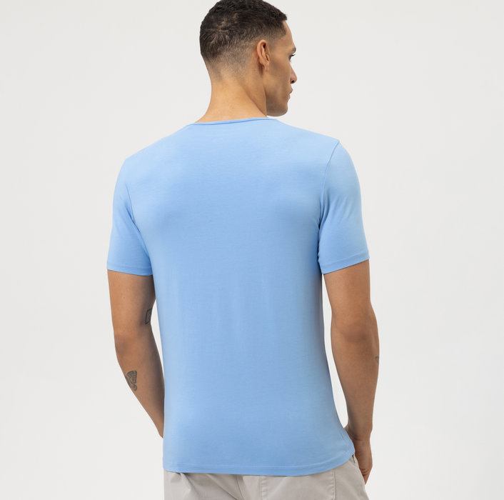 enkel en alleen Markeer Aantrekkingskracht OLYMP Level Five Casual T-Shirt, body fit | Lichtblauw - 56603210