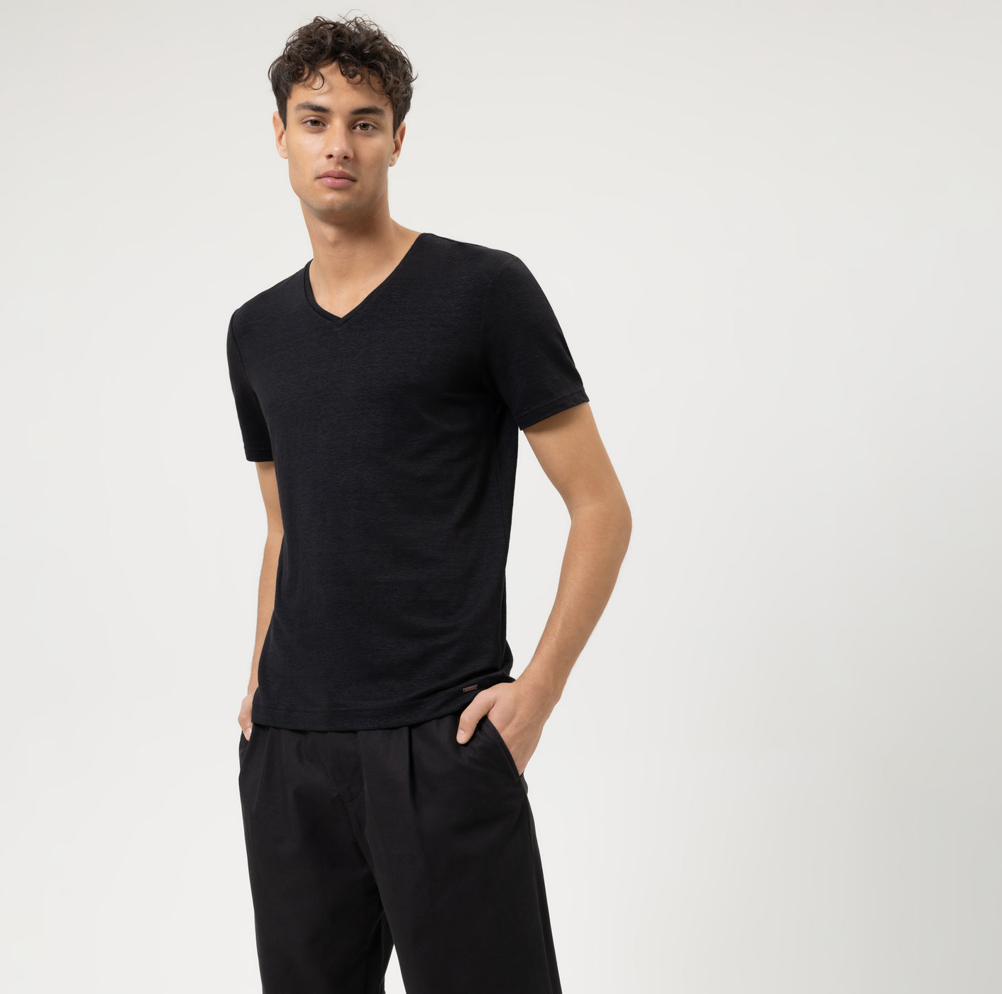 Five Casual fit - body , T-Shirt, 56615268 | Level Schwarz OLYMP