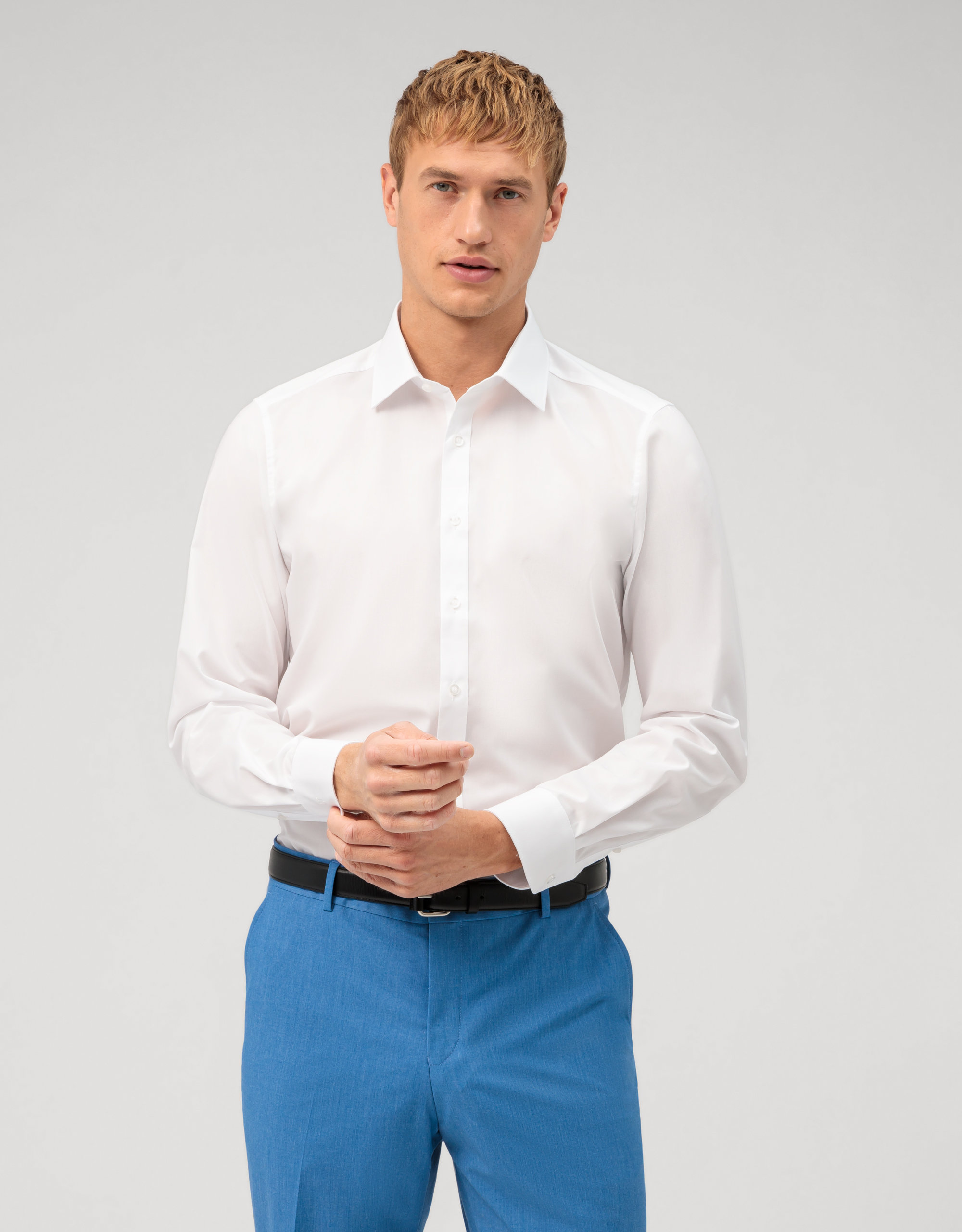 Business shirt | Kent New Level York fit, OLYMP 60906400 body - | White Five
