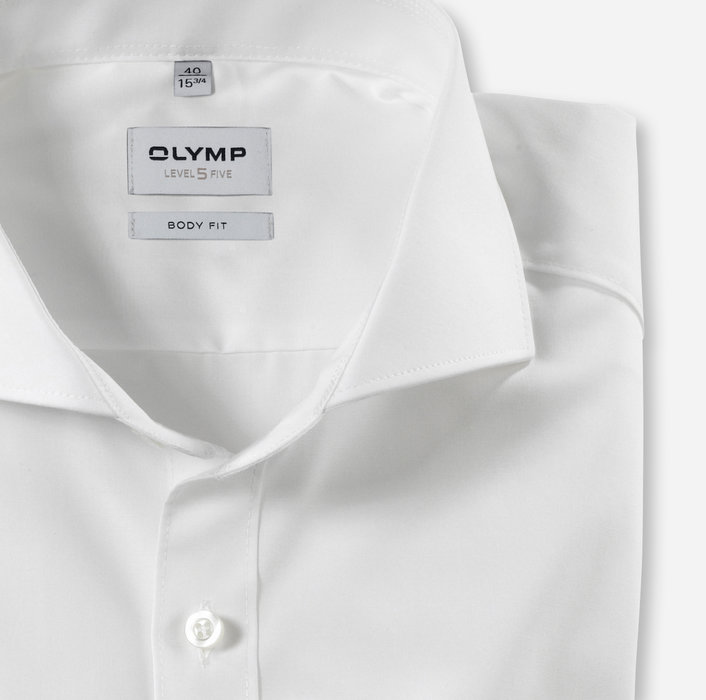 OLYMP Level Five, body fit, Business shirt, Italien, Beige Clair