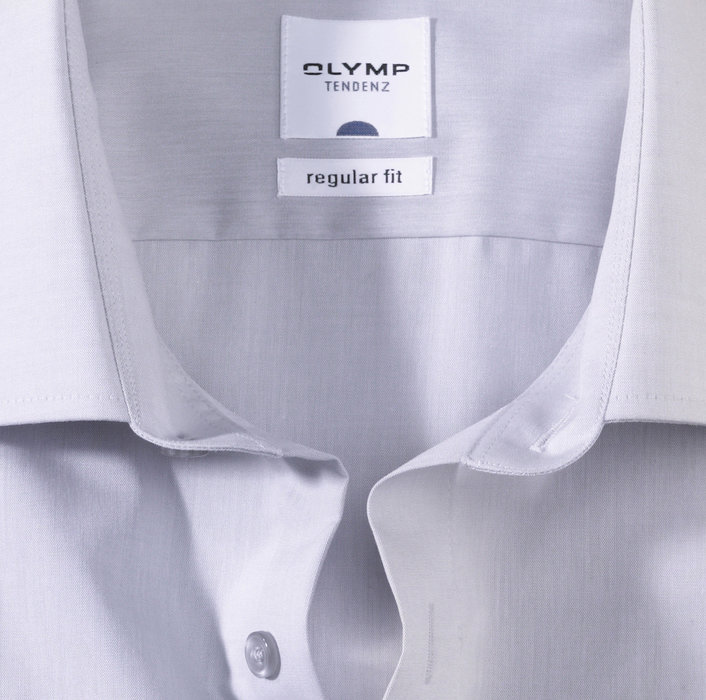 OLYMP Tendenz, regular fit, Business shirt, New Kent, Gris Argent