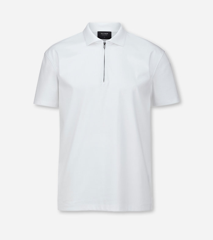 SIGNATURE Jersey, Polo, Blanc