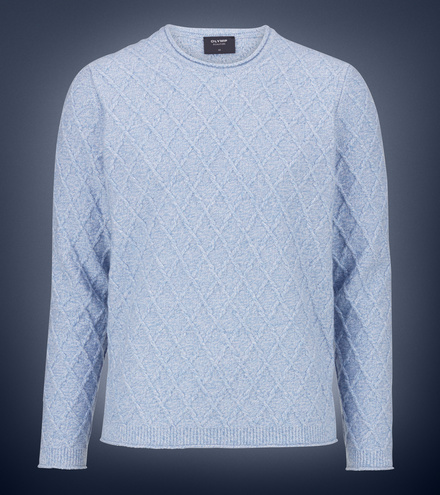 OLYMP SIGNATURE Maille tailored fit Pullover col rond