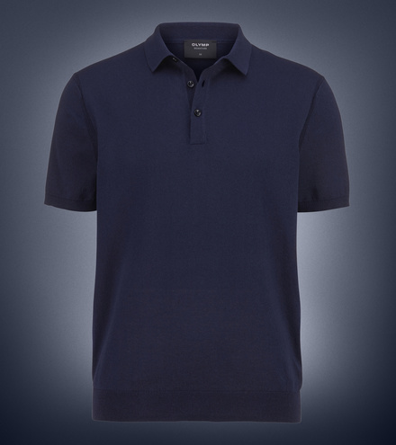 OLYMP SIGNATURE Strick tailored fit Polo-Kragen