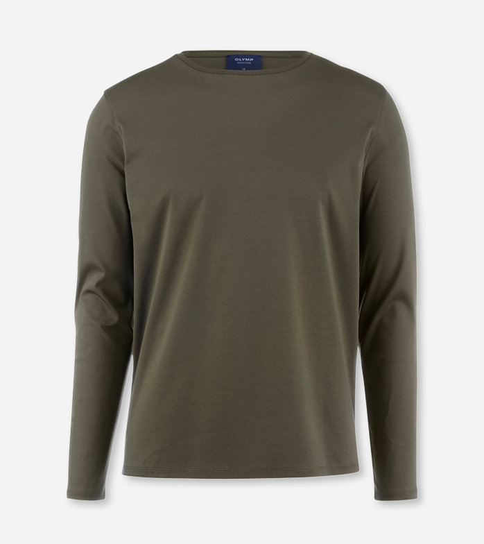 SIGNATURE Jersey, long-sleeved t-shirt, Olive