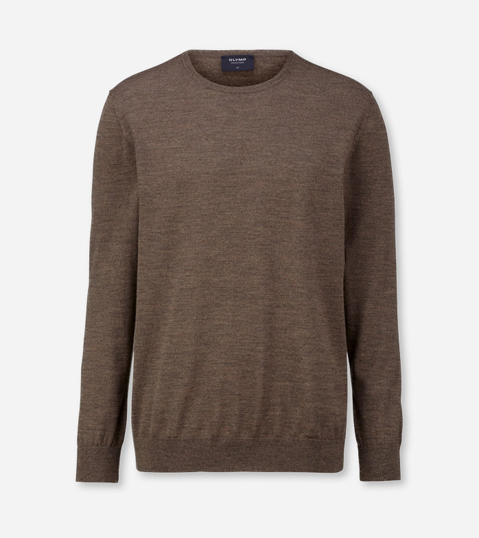 SIGNATURE Knitwear, tailored fit, Pullover, Nougat
