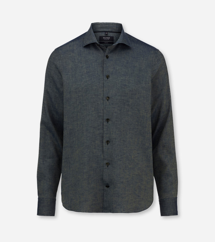 SIGNATURE Casual, Casual shirt, tailored fit, Kent, Grey Green