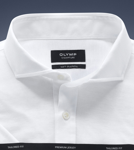 OLYMP SIGNATURE Soft business tailored fit Business shirt Short-sleeved
