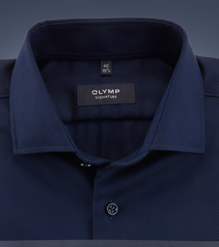 OLYMP SIGNATURE tailored fit Businesshemd Extra langer Arm