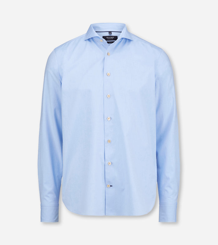 SIGNATURE Casual, Casual shirt, tailored fit, Cutaway, Bleu