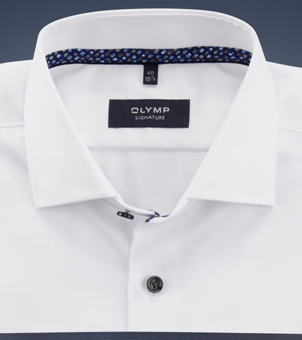 OLYMP SIGNATURE tailored fit Businesshemd Langarm