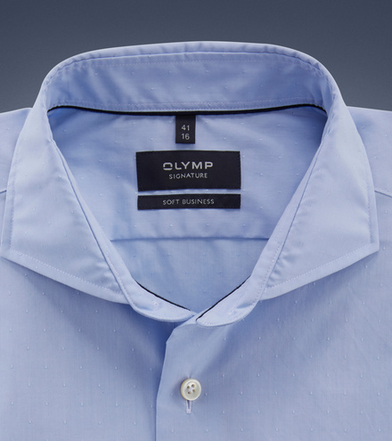 OLYMP SIGNATURE Soft Business tailored fit Business shirt Long sleeve