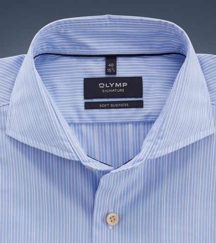 OLYMP SIGNATURE Soft Business tailored fit Businesshemd Langarm