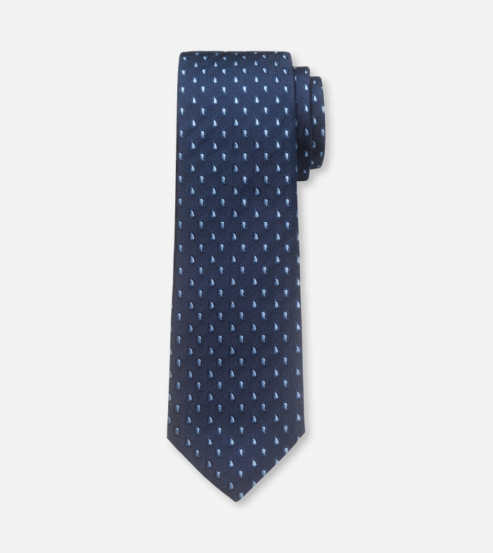 SIGNATURE Krawatte, regular 7,5 cm, Nachtblau
