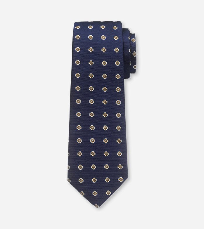 SIGNATURE Krawatte, regular 7,5 cm, Nachtblau