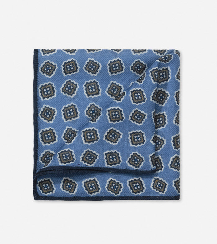 SIGNATURE Pocket square, 28x28 cm, Bleu