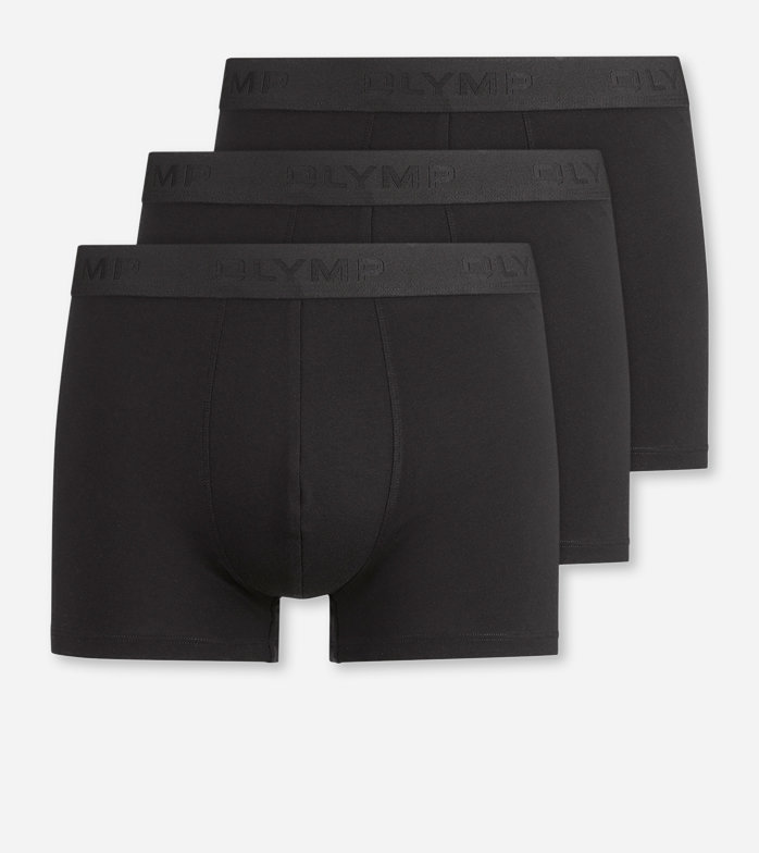 Boxershorts (3er-Pack), Schwarz