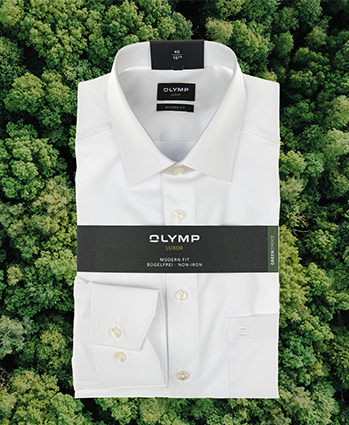 OLYMP: Success story of more sustainable shirt packaging